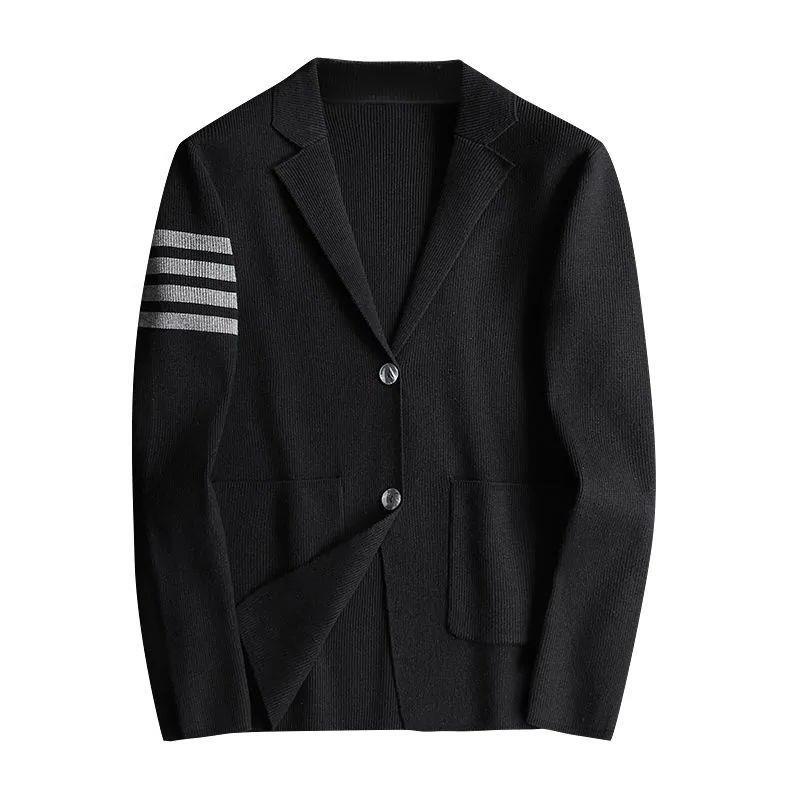 Áo Khoác Cardigan Dệt Kim Tay Dài Phong Cách Thời Trang Xuân Thu 2022 Sang Trọng Cho Nam Giới