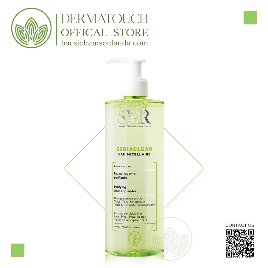 Nước tẩy trang cho da dầu SVR SEBIACLEAR Eau Micellaire