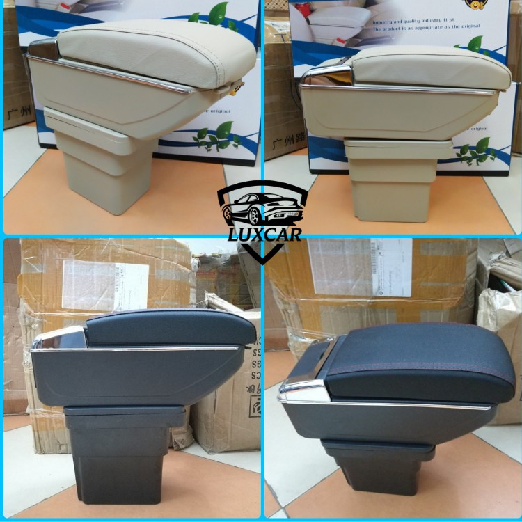 Hộp tỳ tay xe Mitsubishi XPANDER tích hợp cổng sạc USB | Chất liệu da PU cao cấp