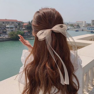 Dây buộc tóc nơ voan bo viền mềm mại và mong manh 🎀🎀