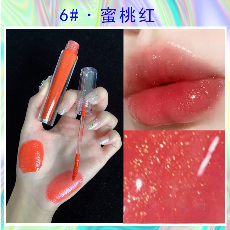 Set 3 Son Môi Dạng Lỏng 5Y6S Màu Hoa Anh Đào Đẹp Mắt