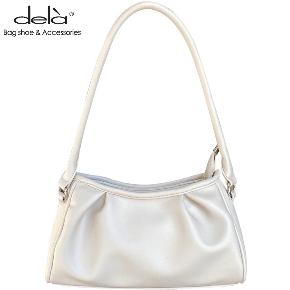 Dela Túi đeo dưới cánh tay Hình Đám Mây Xếp Ly Mẫu Mới ins2022 Cho Nữ