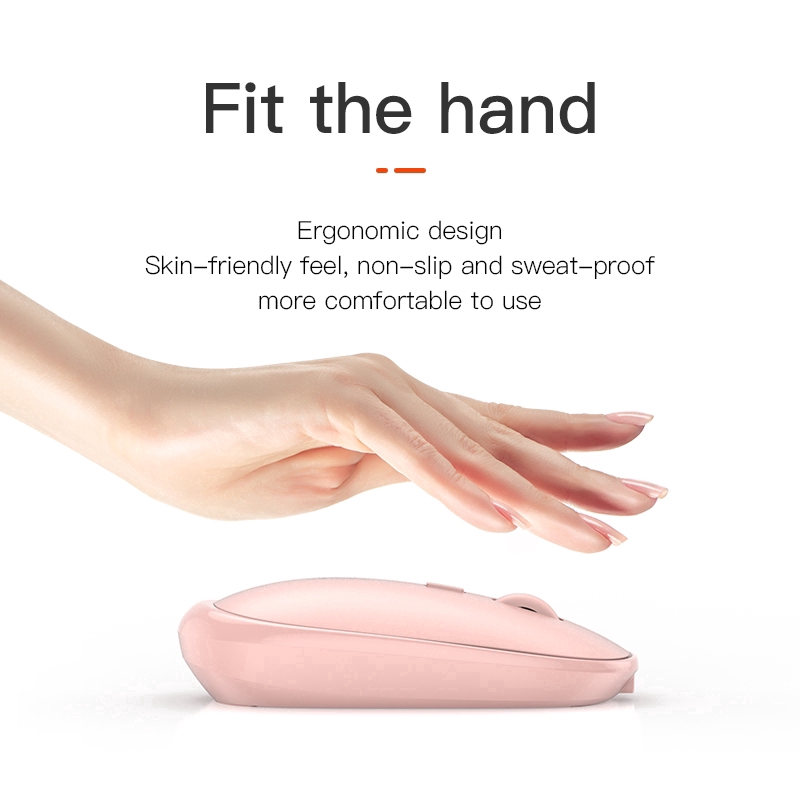 Chuột máy tính Bluetooth không dây màu macaron DPI cao | BigBuy360 - bigbuy360.vn