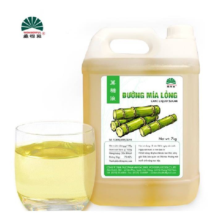 Đường Mía Lỏng Wonderful Can 7kg