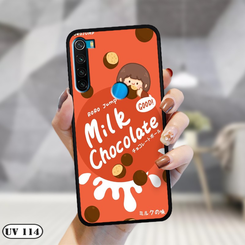 Ốp lưng điện thoại Xiaomi Redmi Note 8  - lưng nhám viền dẻo