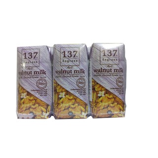 Lốc 3 hộp sữa hạt óc chó 137 degrees vị truyền thống 180ml