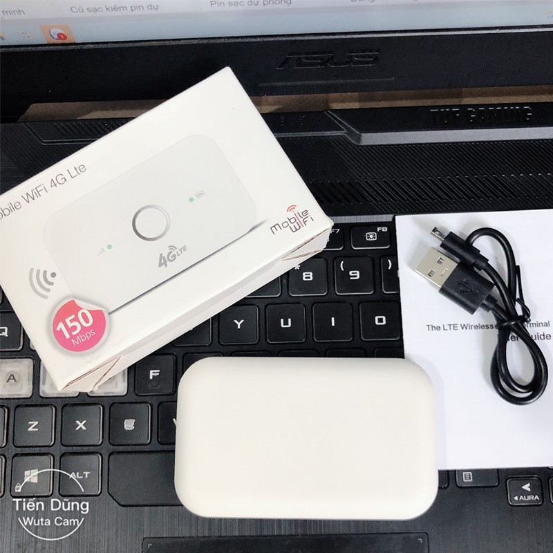 Bộ phát sóng Wifi 4G Lte 150Mbps pin dùng 4- 6h liên tục hay Bộ Mobie Wifi 4G Lte hỗ trợ mọi sim điện thoại