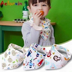 Set 10 Chiếc Khăn Yếm Tam Giác Đeo Cổ Có Cúc Bấm Cho Bé Sơ Sinh Đến 4 Tuổi