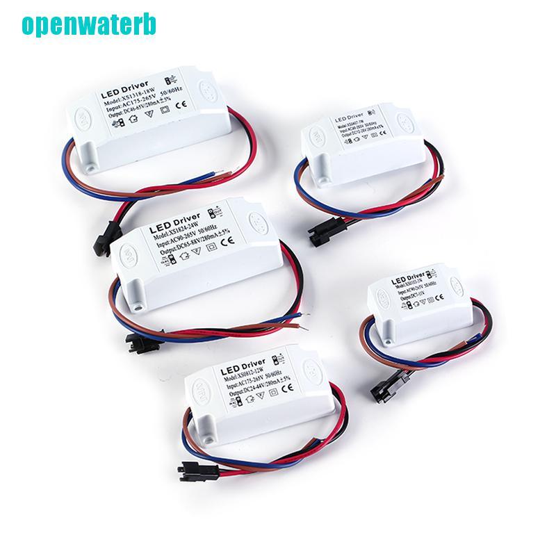 openwaperb 3W 7W 12W 18W 24W power supply driver adapter transformer switch for LED lights CKM