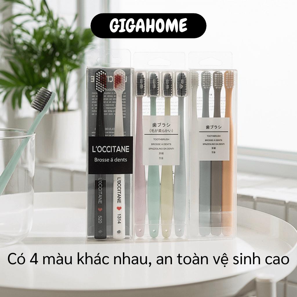 Bàn chải đánh răng  ️ GIÁ VỐN Combo 4 bàn chải đánh răng nhật bản, thành phần an toàn, mềm mại 7034