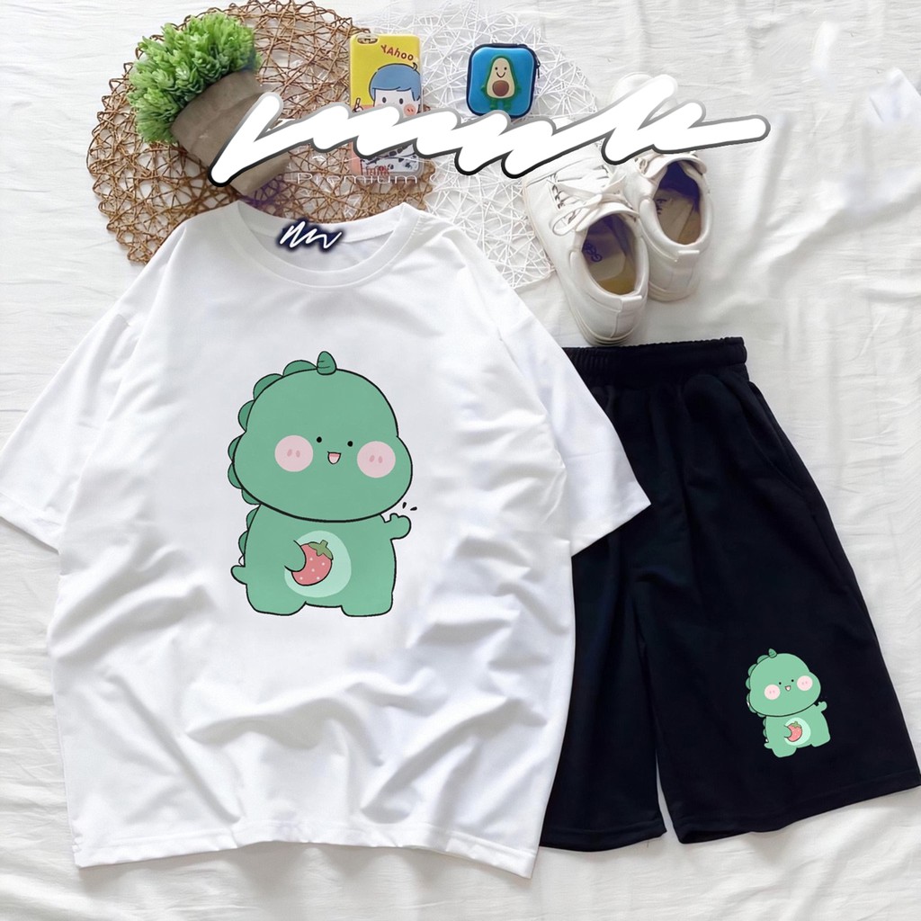 Đồ Bộ Hoạt Hình Unisex KHỦNG LONG – Aossi , Set Cartoon, Freesize, Thun Cotton, Nam Nữ Đều Mặc Được Hm1986