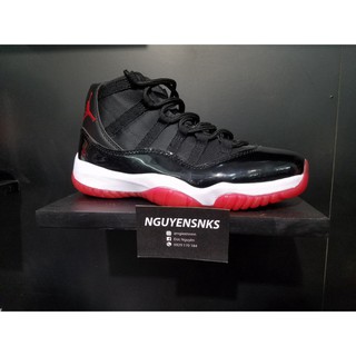 giày bóng rổ jordan 11 đen đỏ .