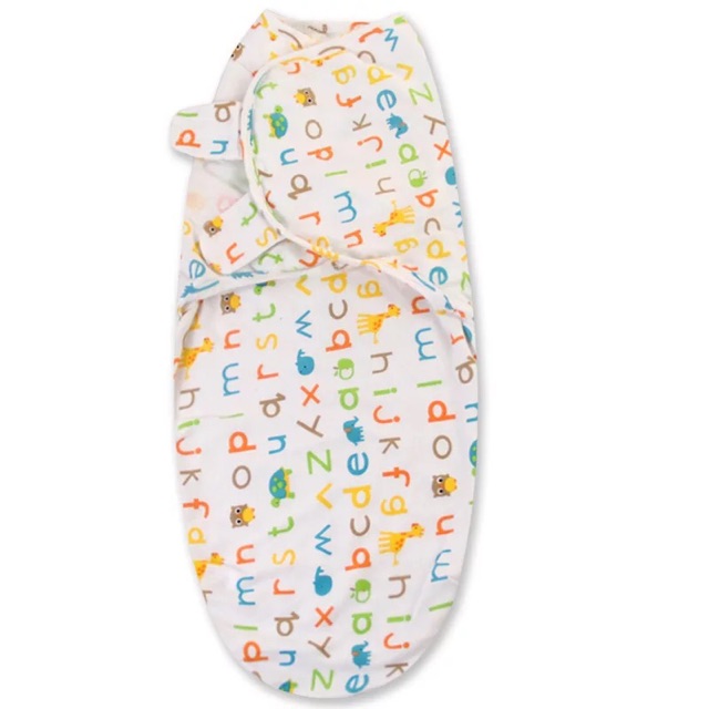 Ủ kén Swaddle cho bé 100% COTTON