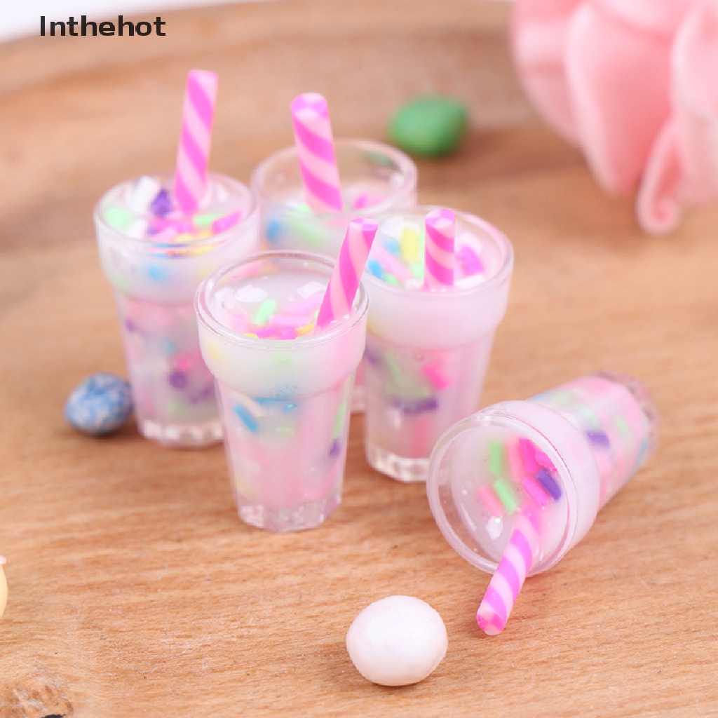 Bộ 5 Lọ Kem Tỉ Lệ 1: 12 Trang Trí Nhà Búp Bê