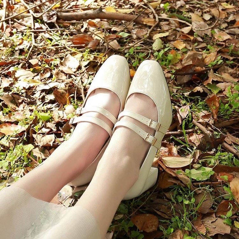 {KÈM ẢNH THẬT} GIÀY TIỂU THƯ PHONG CÁCH VINTAGE HÀNG QUẢNG CHÂU LOẠI 1