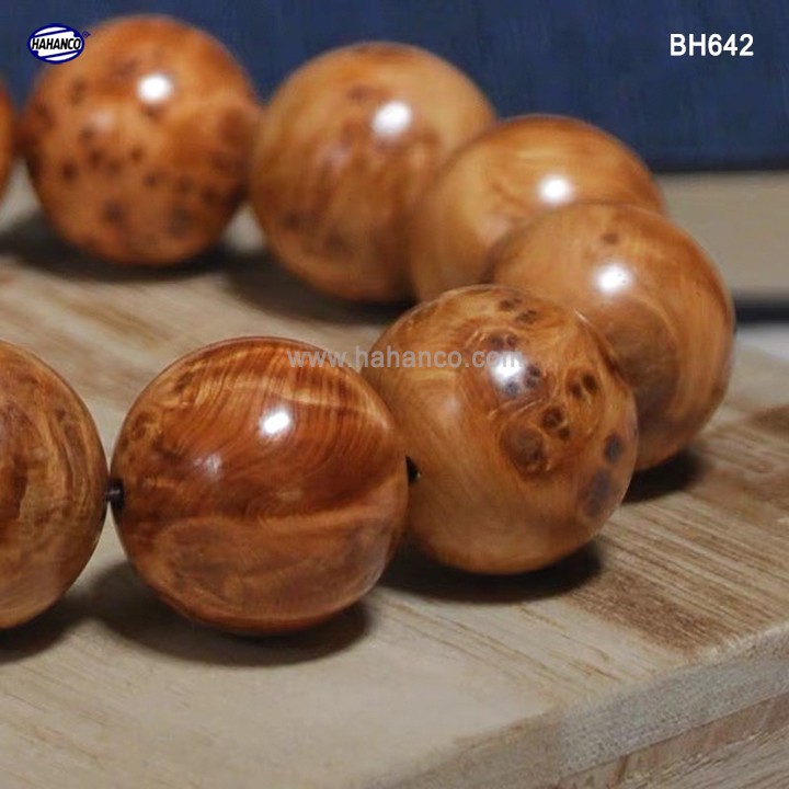 Vòng Tay Gỗ Nu Huyết Long 4 ly   BH642