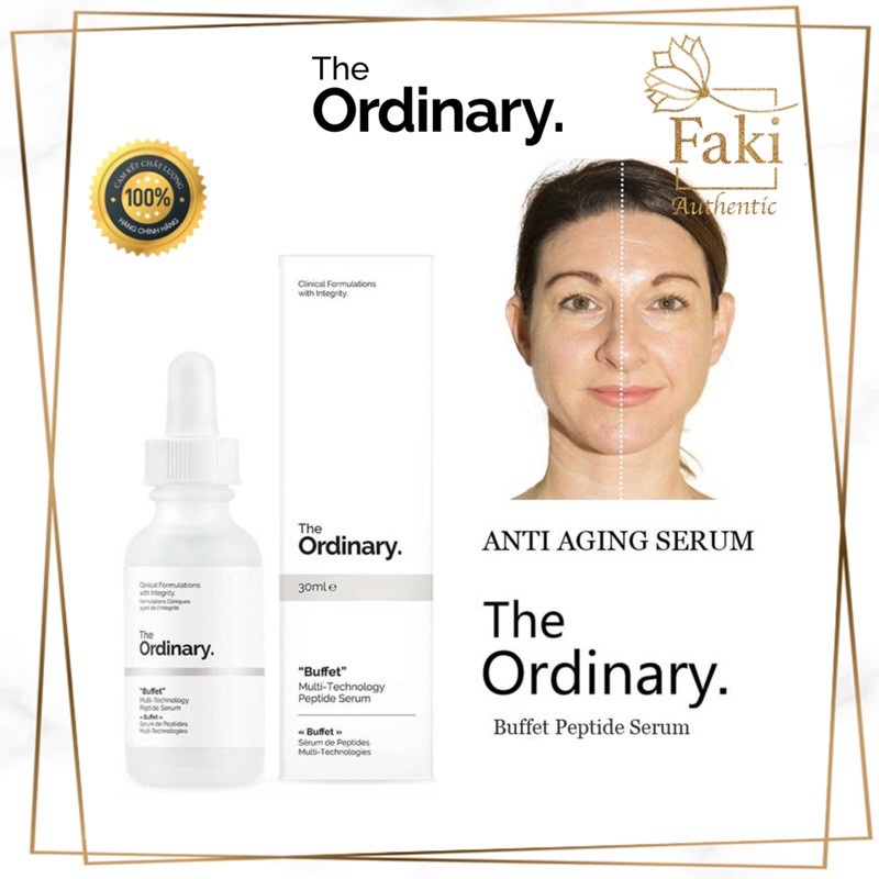 Buffet Serum chống lão hoá thần thánh The Ordinary 30ml