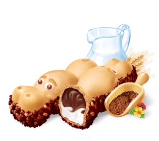 Bánh xốp hà mã Hippo