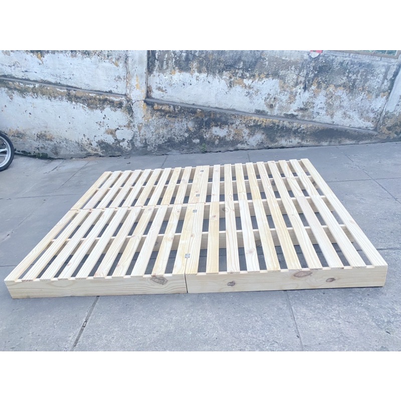 GIƯỜNG PALLET CAO 8CM GỖ THÔNG MỚI 100% GIÁ GỐC TẬN XƯỞNG