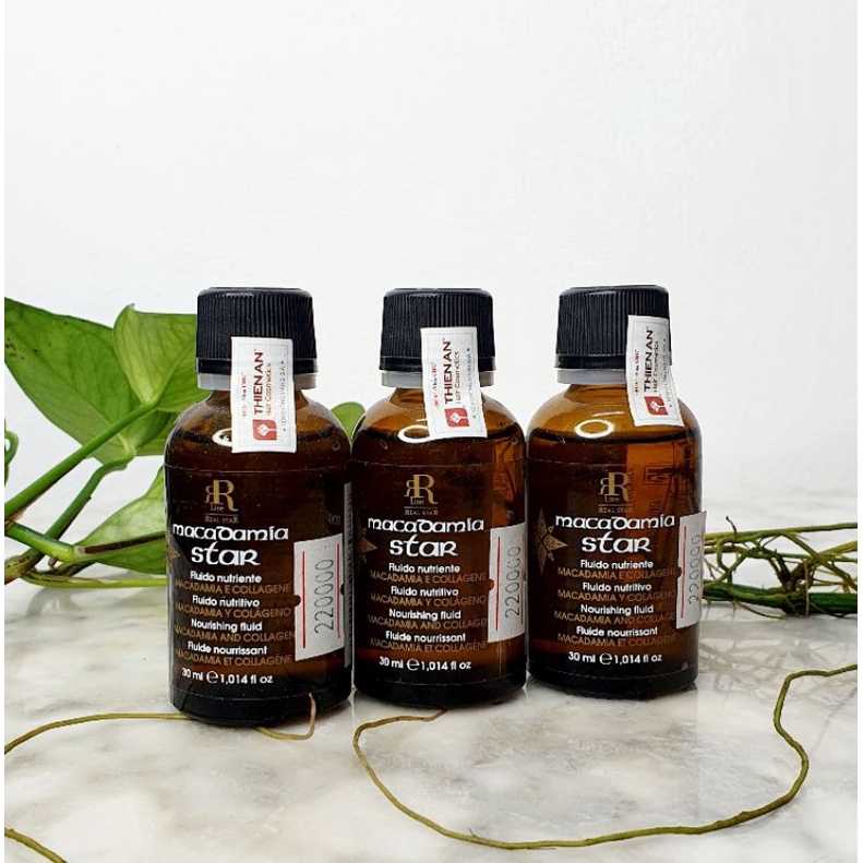 Tinh dầu dưỡng chăm sóc phục hồi tóc Macadamia Star 30ml Tái tạo nuôi dưỡng tóc chắc khoẻ