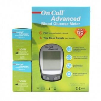 Máy đo đường huyết Acon On-Call Advanced + Tặng hộp 25 que thử