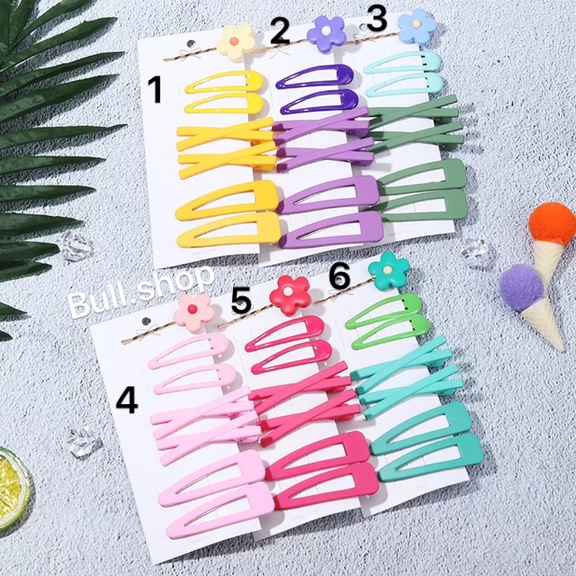 [KT02] Set 7 kẹp tóc