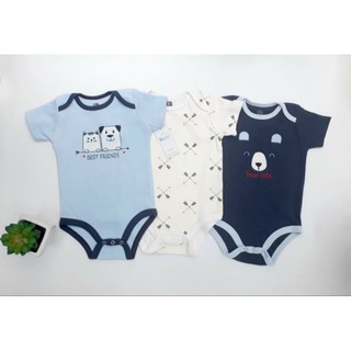 Sét 3 body chip cộc tay cho bé