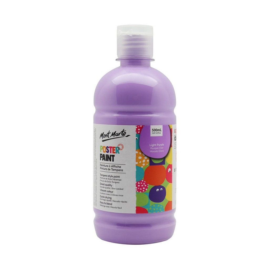 Màu Nước Poster Paint Mont Marte 500ml - Light Purple - MPST0010