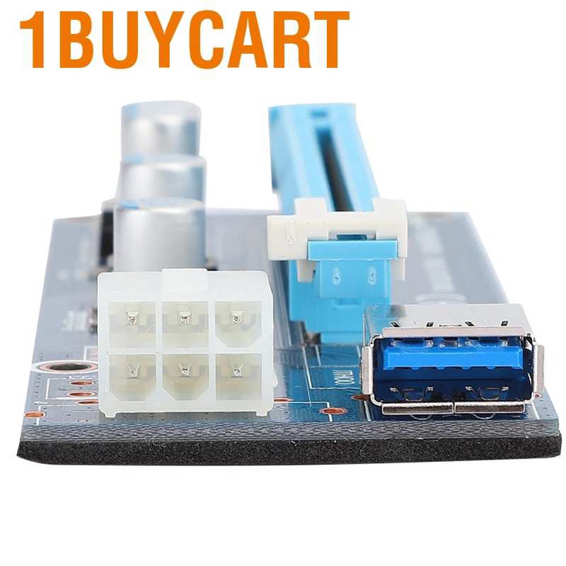 Card Mở Rộng Pci-E Sang 16x 6pin 12v Dc-Dc Cho Btc Mini