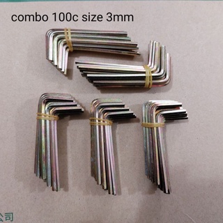 Combo 100 Chiếc Vặn Lục Giác Size 3mm Mở Ốc Lục Giác