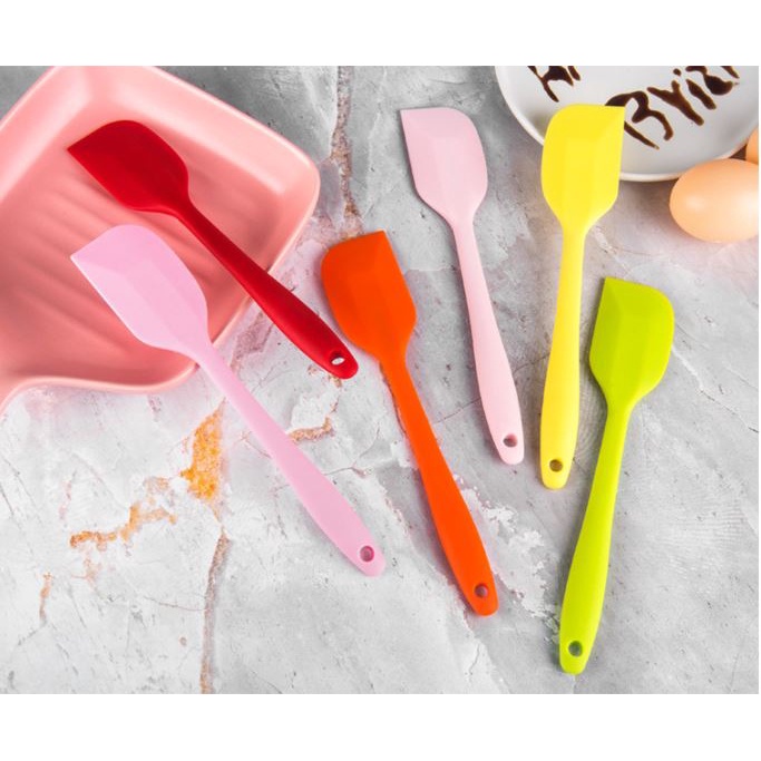 Phới dẹt Spatula silicon đúc đánh trứng, trộn bột làm bánh