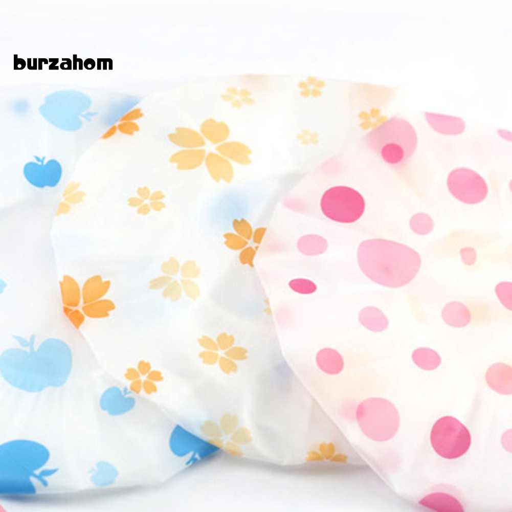 Mũ trùm tóc khi tắm in họa tiết hoa / đôi môi xinh xắn dành cho nữ