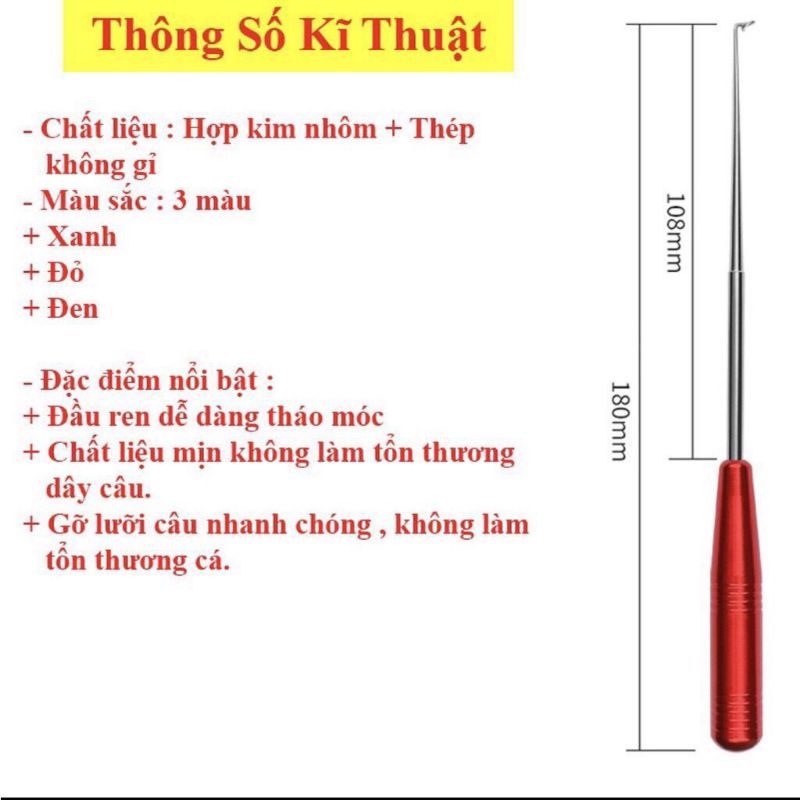 Dụng Cụ Gỡ Lưỡi Câu Cá Chuyên Dụng Cao Cấp