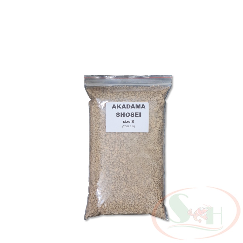 Nền Shosei Akadama Soil đất nung túi 1 lít giá thể trồng cây bonsai sen đá bể thủy sinh cá tép