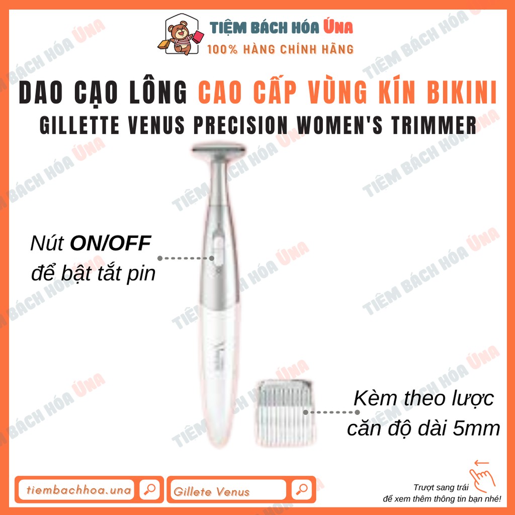 Dao cạo lông vùng kín cao cấp Gillette Venus Bikini Precision Women's Trimmer