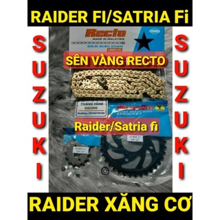NHÔNG SÊN DĨA  RAIDER FI/SATRIA FI/RAIDER XĂNG CƠ NHÔNG 13T 14T 15T DĨA TỪ 38T ĐẾN 44T  CHÍNH HÃNG RECTO