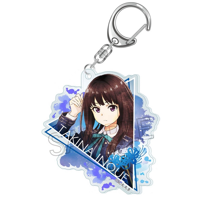 Tmdbyx Chisato Nishikigi Móc Khóa Hai Mặt Bằng Acrylic Inoue Takina Lycoris Recoil