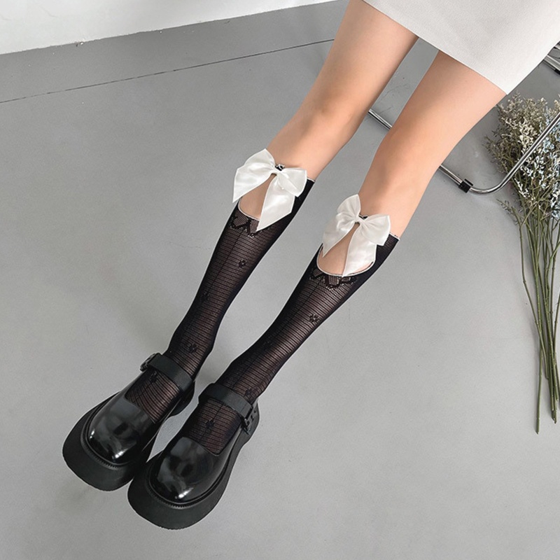 Xixi Vớ Ren Rỗng Cỡ Lớn Co Giãn Phong Cách Lolita