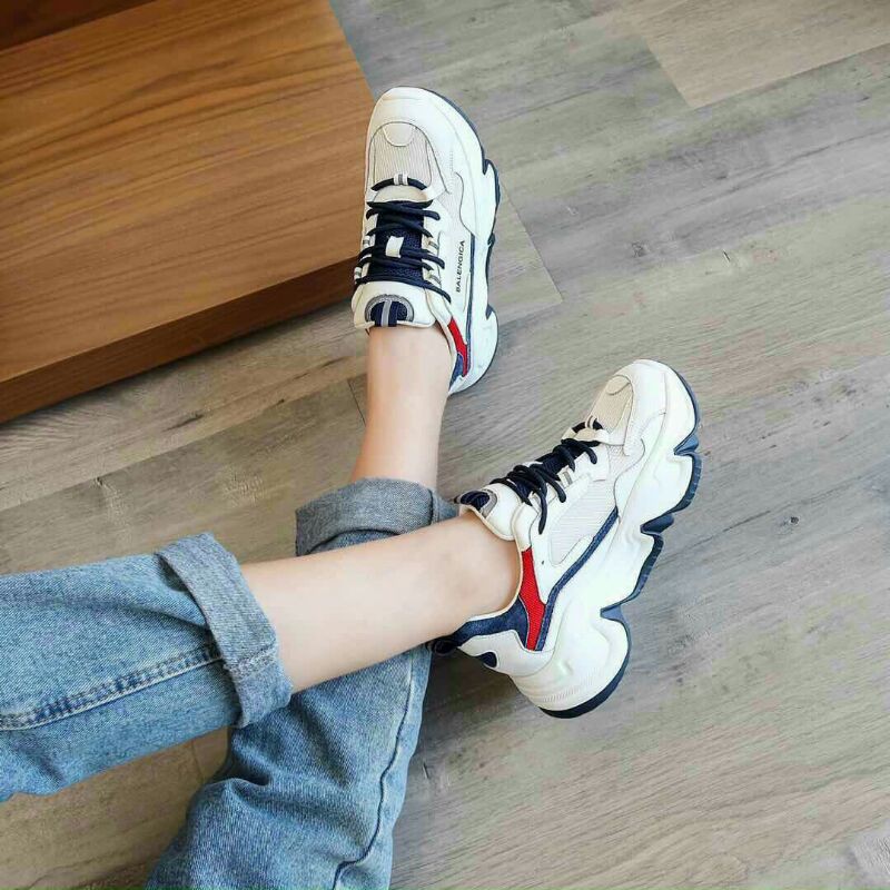 giày thể thao đế sóng độn đế 5cm hàng cao cấp