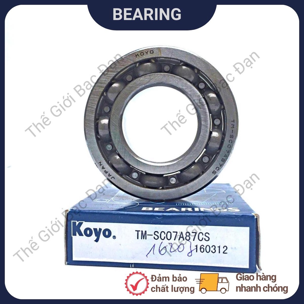 Vòng bi bạc đạn 16207 ZZCM KOYO -hàng đẹp - chất lượng cao -Thế Giới Bạc Đạn