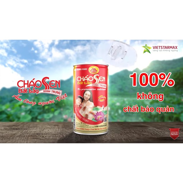 CHÁO ĂN LIỀN MINH TRUNG SEN BÁT BẢO - NGÔ NẾP - ĐẬU ĐỎ - ĐẬU XANH - YẾN MẠCH - NẾP CẨM