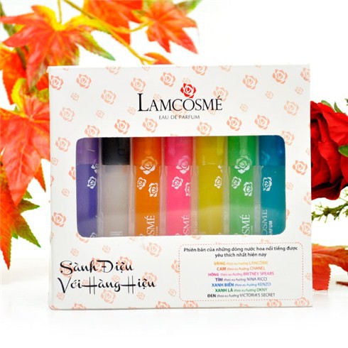 BỘ 7 CHAI NƯỚC HOA LAMCOSME GỢI CẢM DÀNH CHO NỮ
