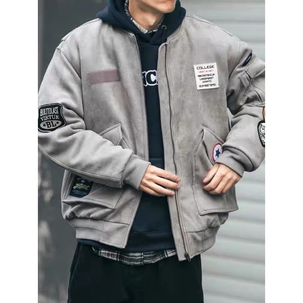 (order) Áo bomber da lộn mẫu new 2022 hàng quảng châu loại 1