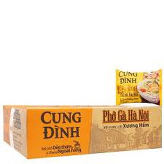 Phở gà Hà Nội Cung Đình thùng 30 gói x 68g