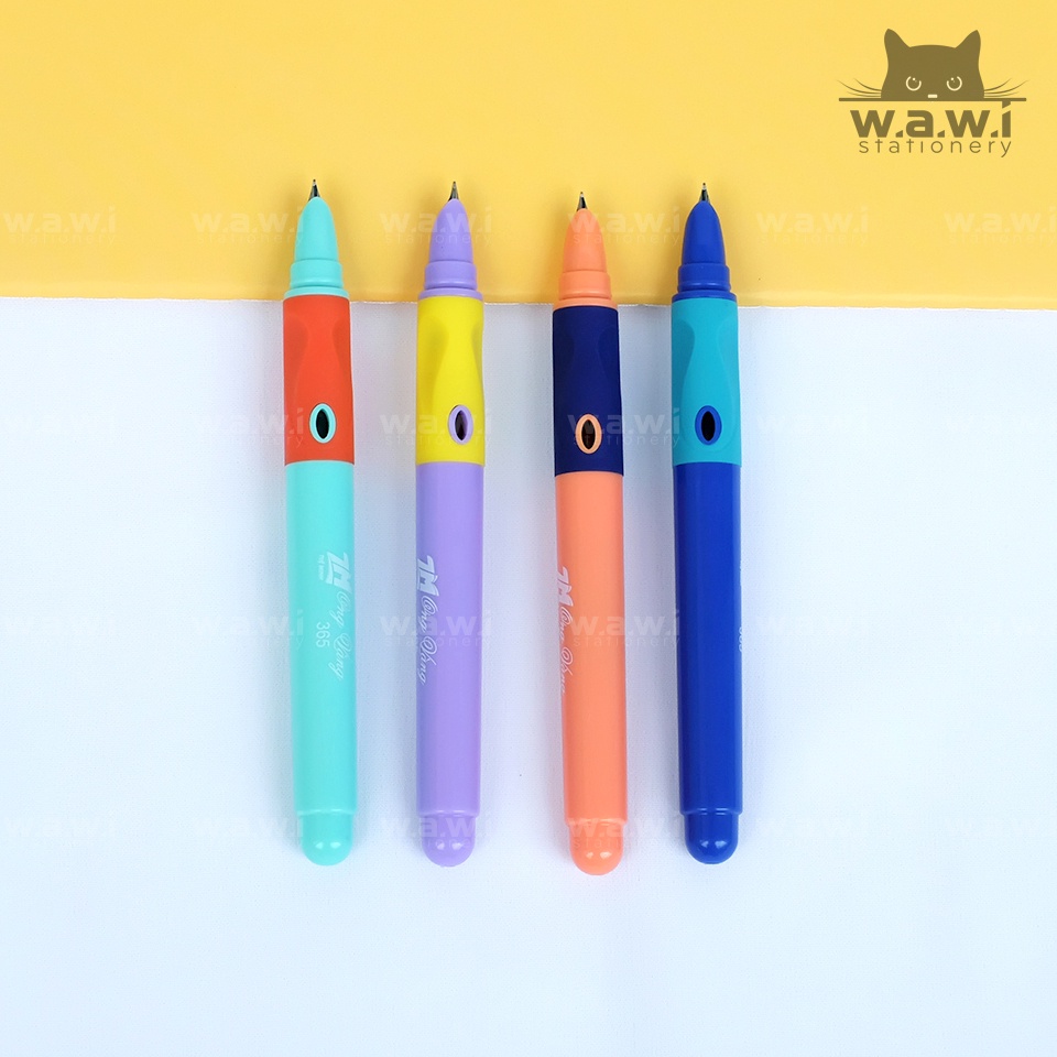 Bút máy luyện chữ Ong vàng , ngòi kim tinh mài êm cho bé