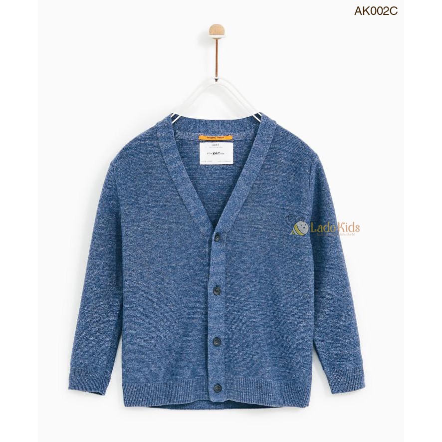 Áo khoác len Cardigan bé trai size đại Zara (2-12Y) - AK002