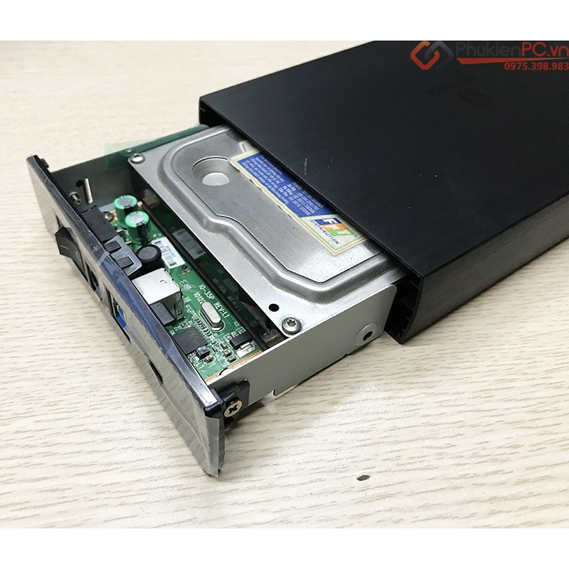 HDD Box 3.5  Inch SATA CHUẨN USB  3.0 vỏ nhôm IOMEGA- Hỗ trợ ổ cứng 4Tb - Biến Ổ Cứng Máy Tính Bàn Thành Ổ Cứng Di Động