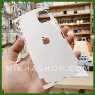 [ Tặng Bộ Dán ] Dán Dẻo PPF Nhám IPhone 11 promax Full Toàn Viền khoét logo Táo