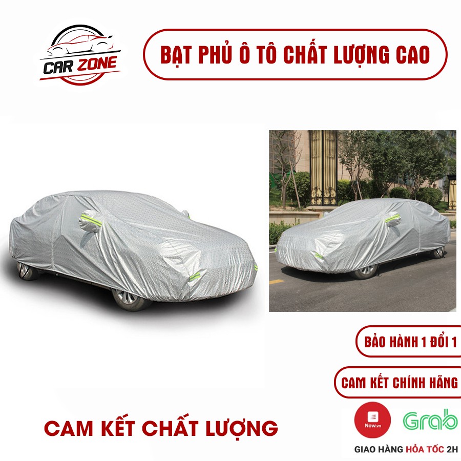 Bạt phủ ô tô , Bạt che nắng ô tô 4 5 7 chỗ dày 3 lớp cao cấp chắn nắng che mưa phù hợp mọi dòng xe oto