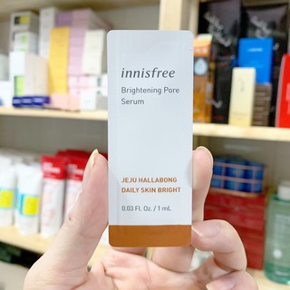 Tinh Chất Innisfree Brightening Pore Serum Jeju Hallabong SAMPLE 1mL